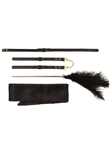 Tease Bondage Set 4PCS BLACK - 5