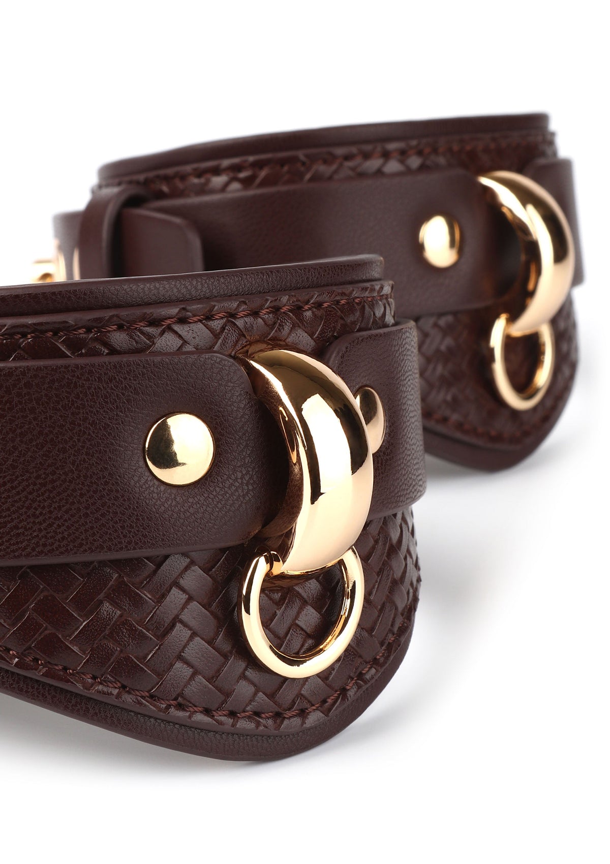 Woven Wrist Cuffs BROWN - 3