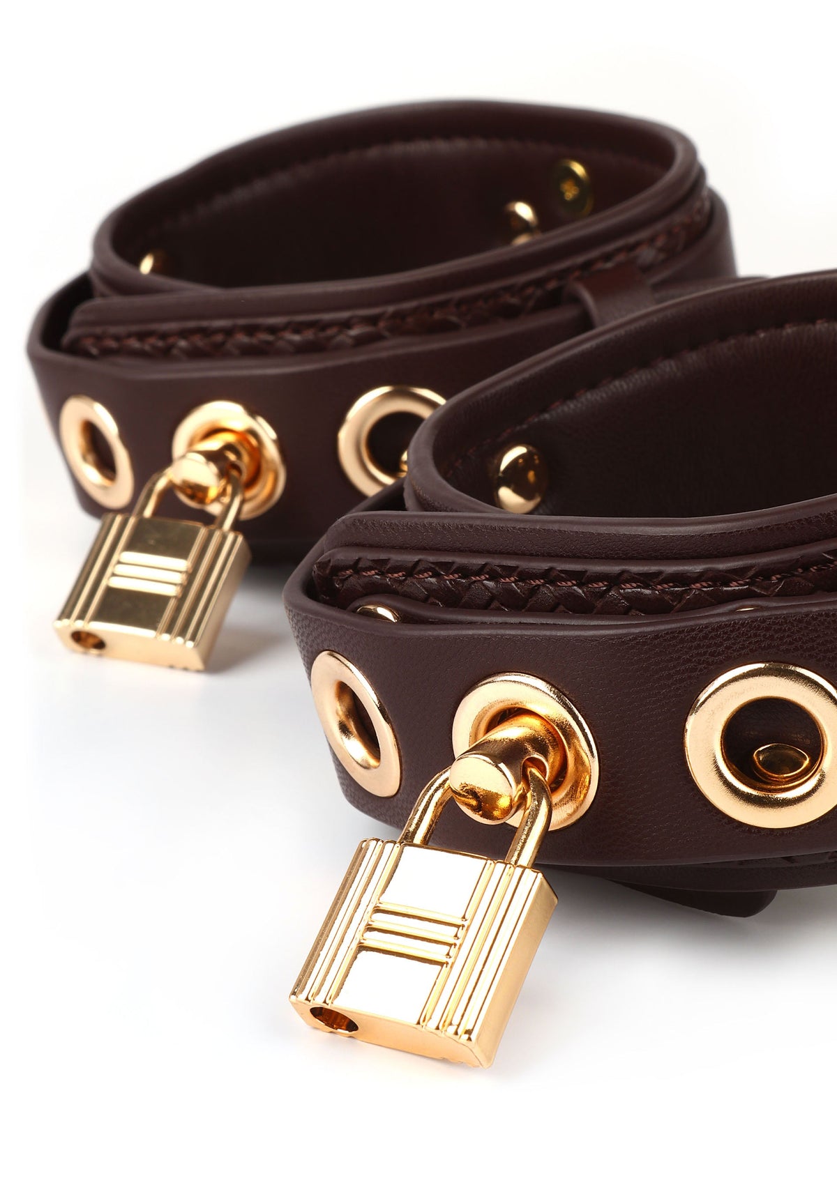 Woven Wrist Cuffs BROWN - 4