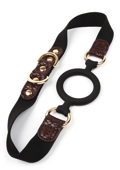 Open Ball Gag BROWN - 5