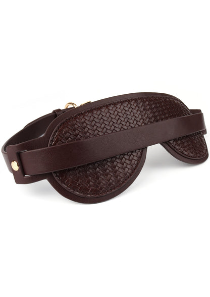 Woven Blindfold BROWN - 5