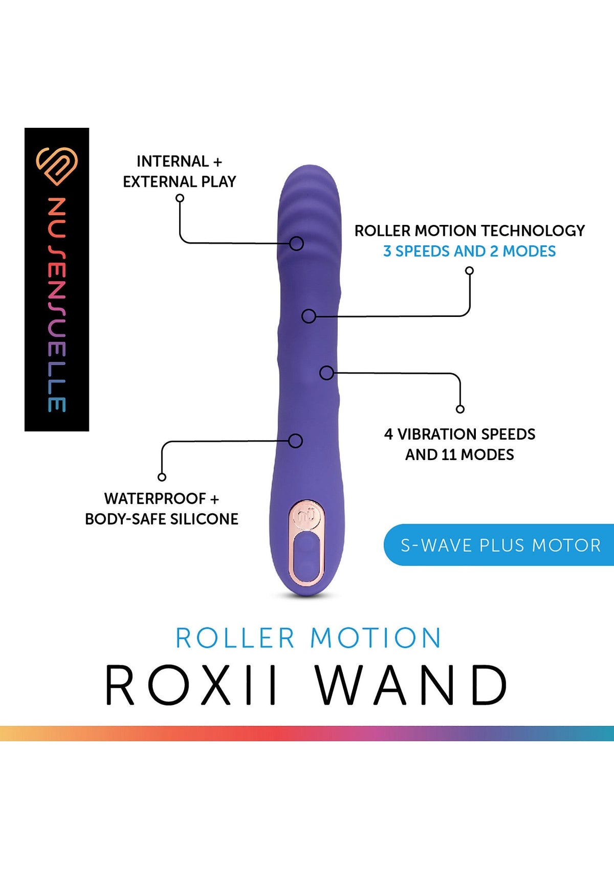 Roxii Roller Motion Wand VIOLET - 1