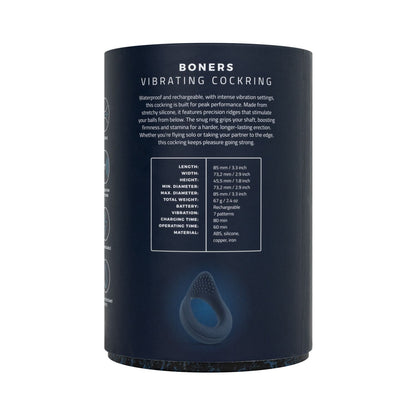 Boners - Vibrerende Cockring Met Perineum Stimulatie - 4