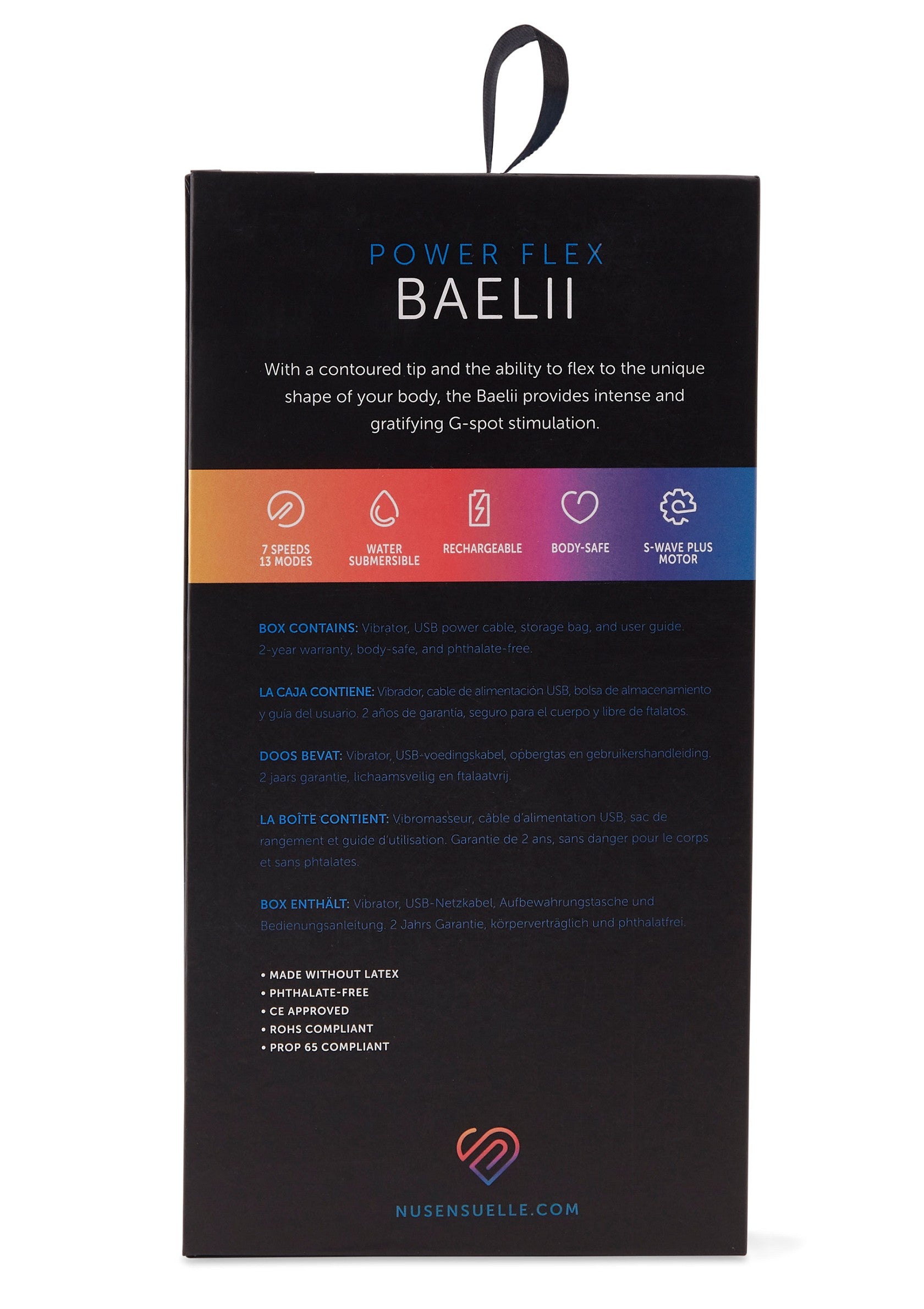 Nu Sensuelle Baelii Power Flex Vibe RED - 1