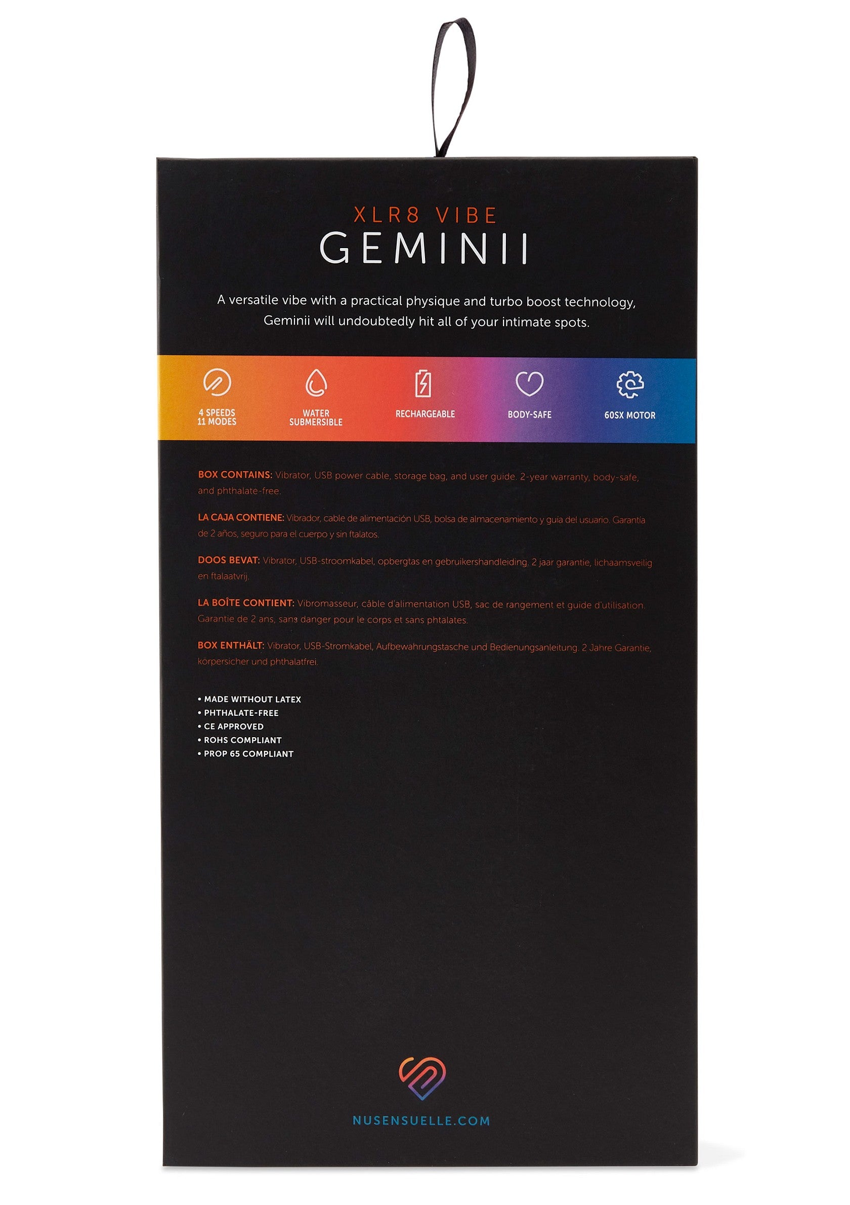 Nu Sensuelle Geminii XLR8 Vibe VIOLET - 1