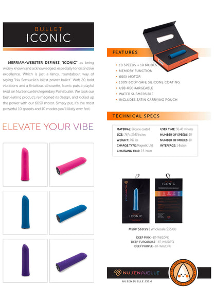 Iconic Bullet PURPLE - 19