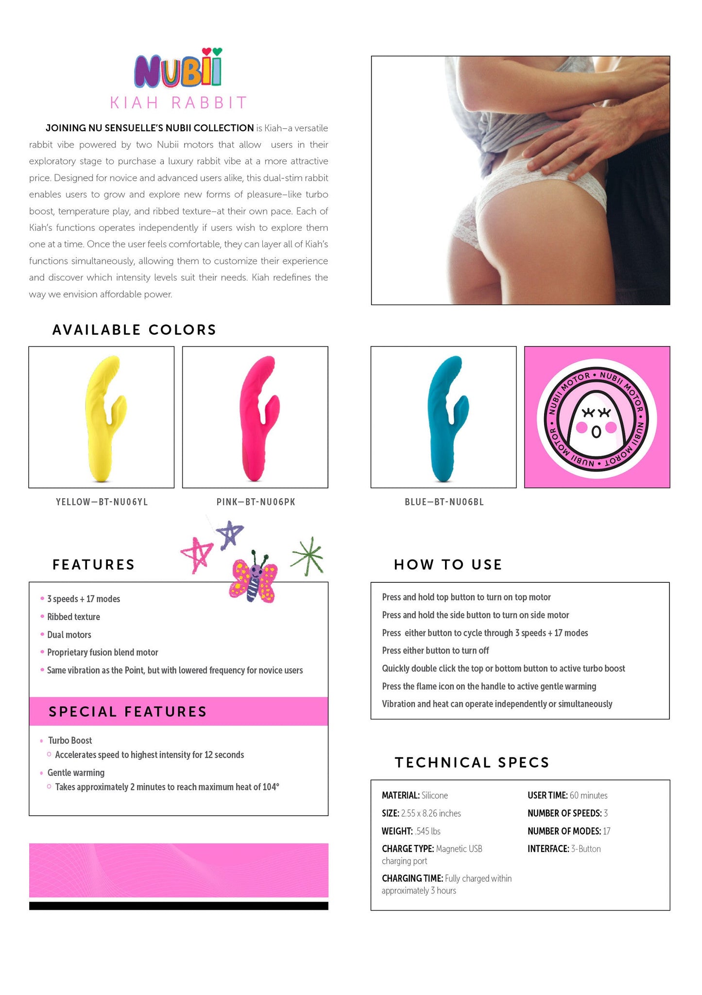 Nubii Kiah Rabbit YELLOW - 17