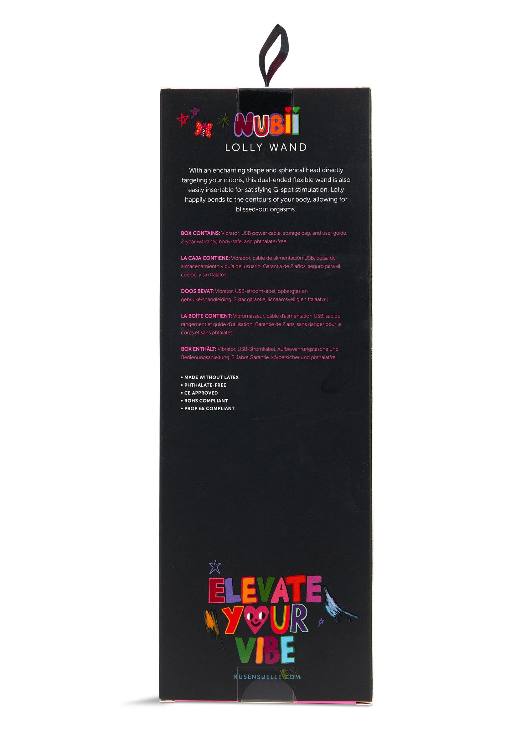 Nu Sensuelle Lolly Double Ended Nubii Wand PURPLE - 1