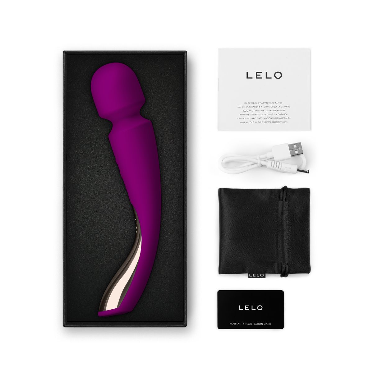 LELO - Smartwand Medium 2 - Deep Rose - 1