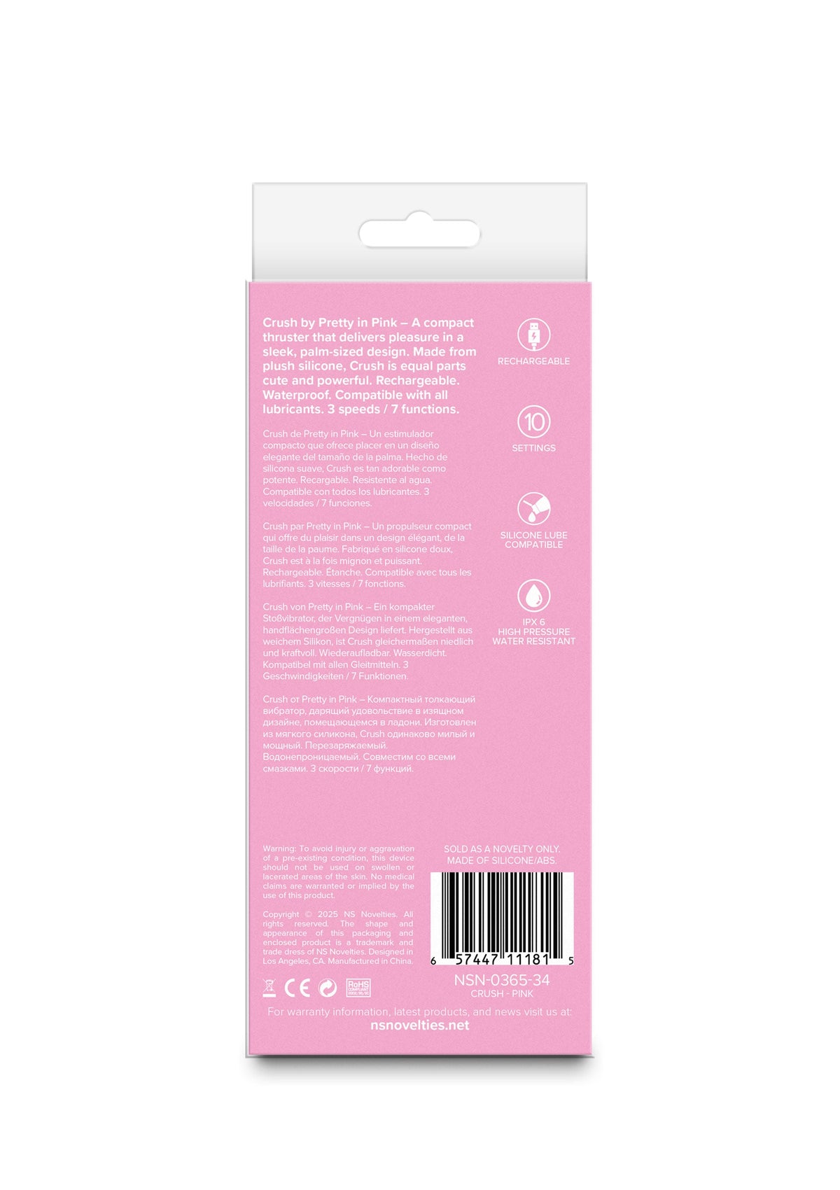 Crush Vibrator PINK - 2