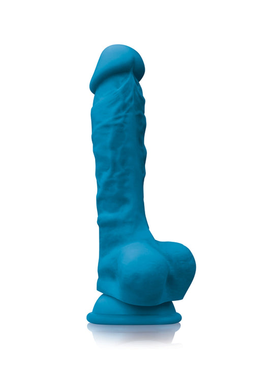 NS Novelties Colours Pleasures 7' Dildo - Blue