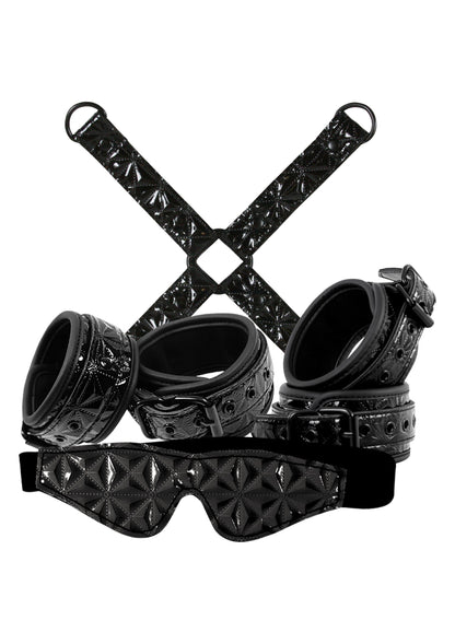 NS Novelties Sinful Bondage Kit BLACK - 0