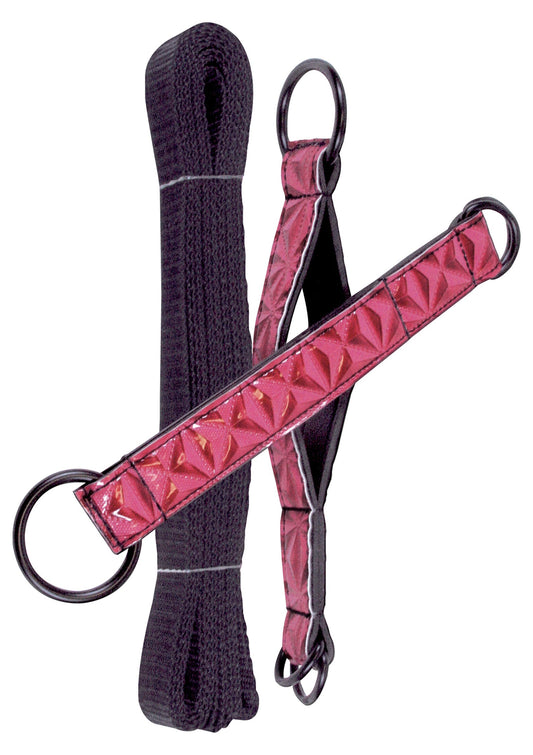 NS Novelties Sinful Bed Restraint Straps - Pink