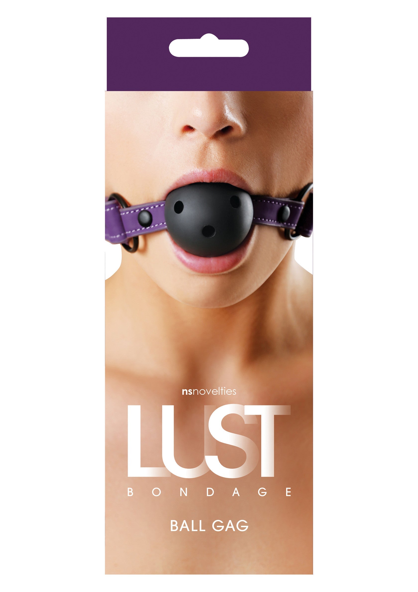 Lust Bondage Ball Gag PURPLE - 1