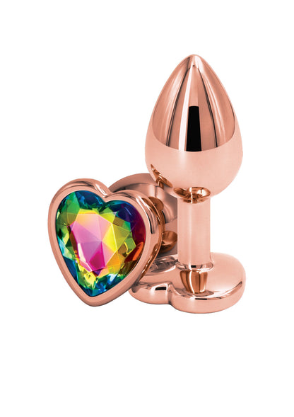 NS Novelties Rear Assets Rose Gold Heart Small MULTICOLOR - 1