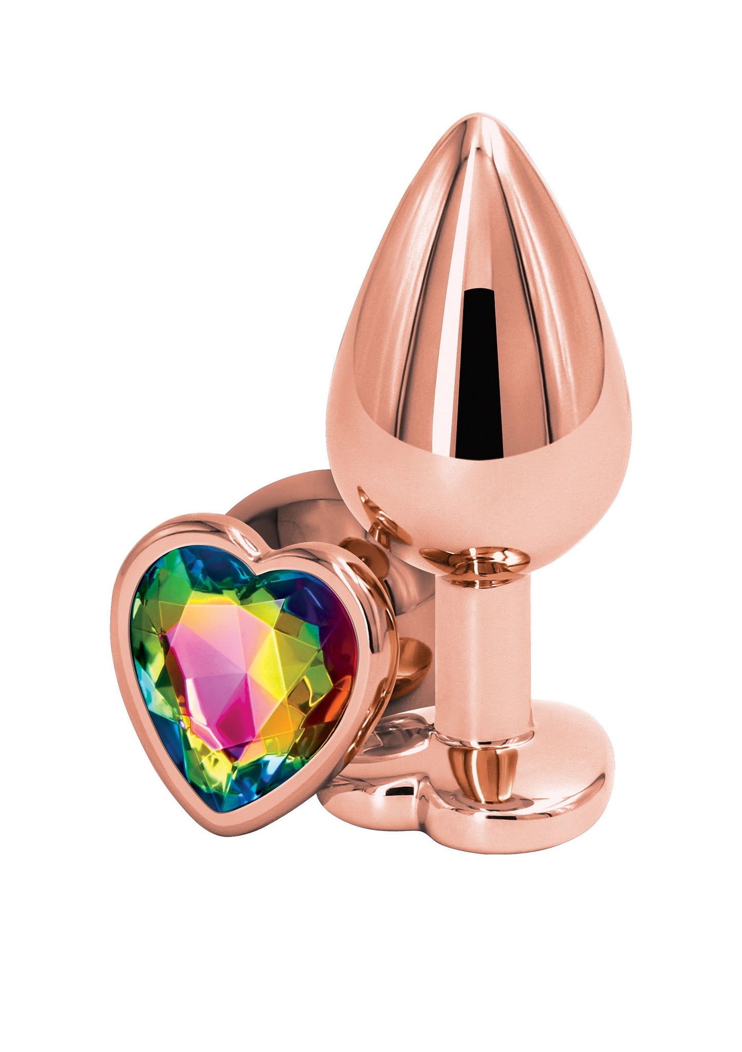 NS Novelties Rear Assets Rose Gold Heart Medium MULTICOLOR - 0