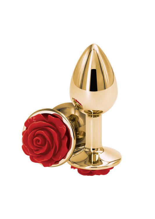 Rose Buttplug Small - Rood