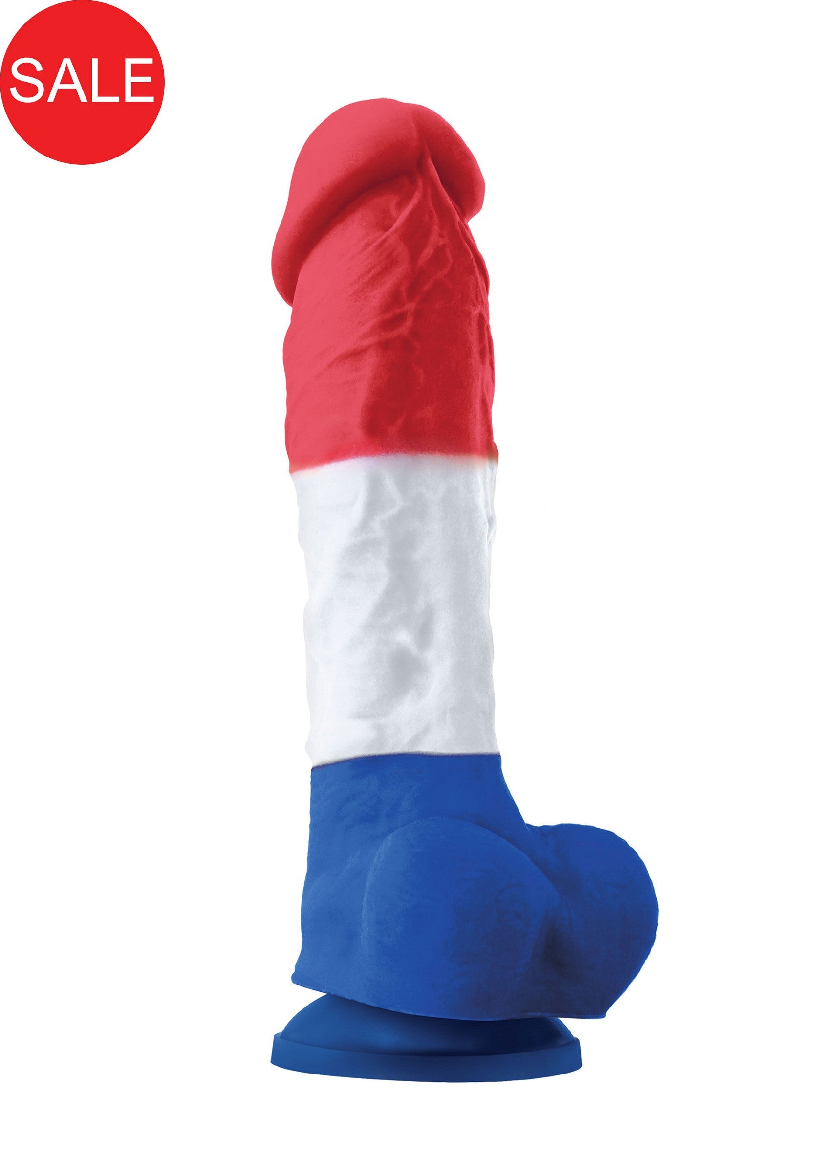 NS Novelties Tricolor Dildo 8' MULTICOLOR - 0