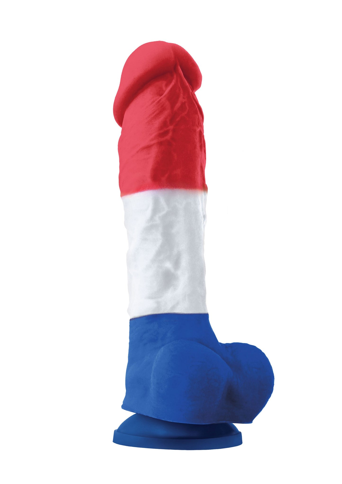 NS Novelties Tricolor Dildo 8' MULTICOLOR - 2
