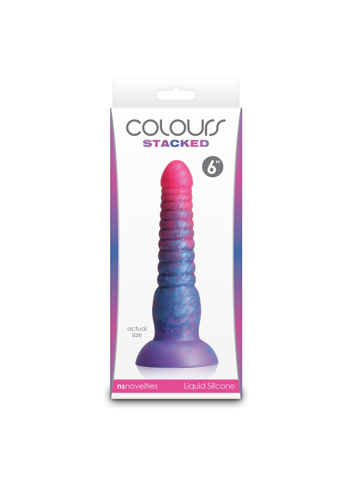 Stacked 6 inch Dildo RED - 5