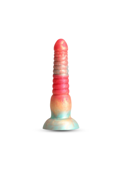 Stacked 6 inch Dildo RED - 4