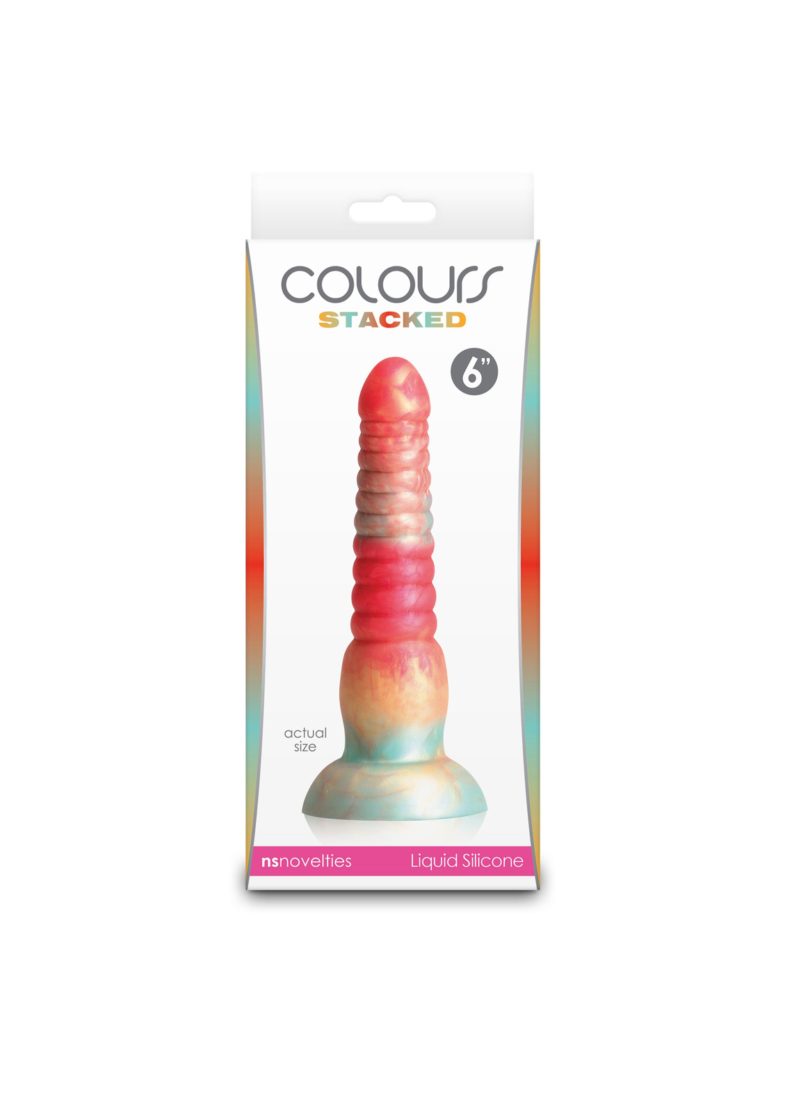 Stacked 6 inch Dildo RED - 1