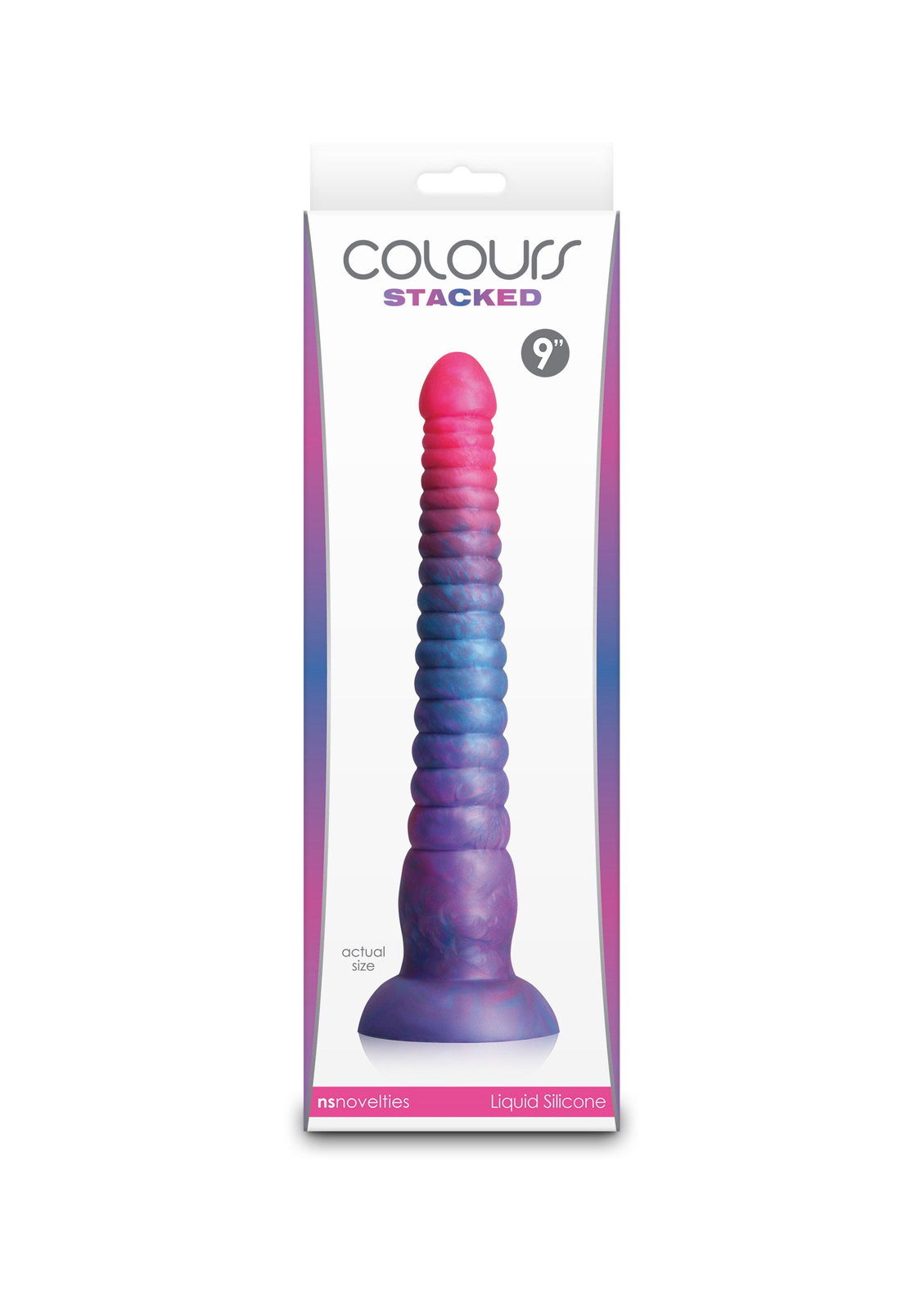 Stacked 9 inch Dildo RED - 3