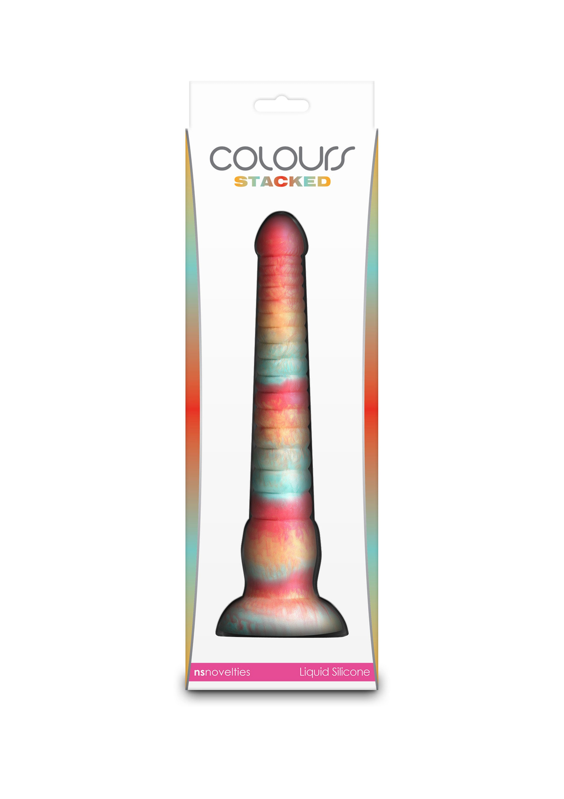 Stacked 9 inch Dildo RED - 4