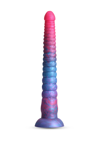 Stacked 12 inch Dildo BLUE - 5
