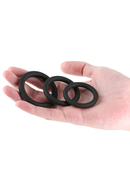 Renegade 3pc Slim Rings BLACK - 2