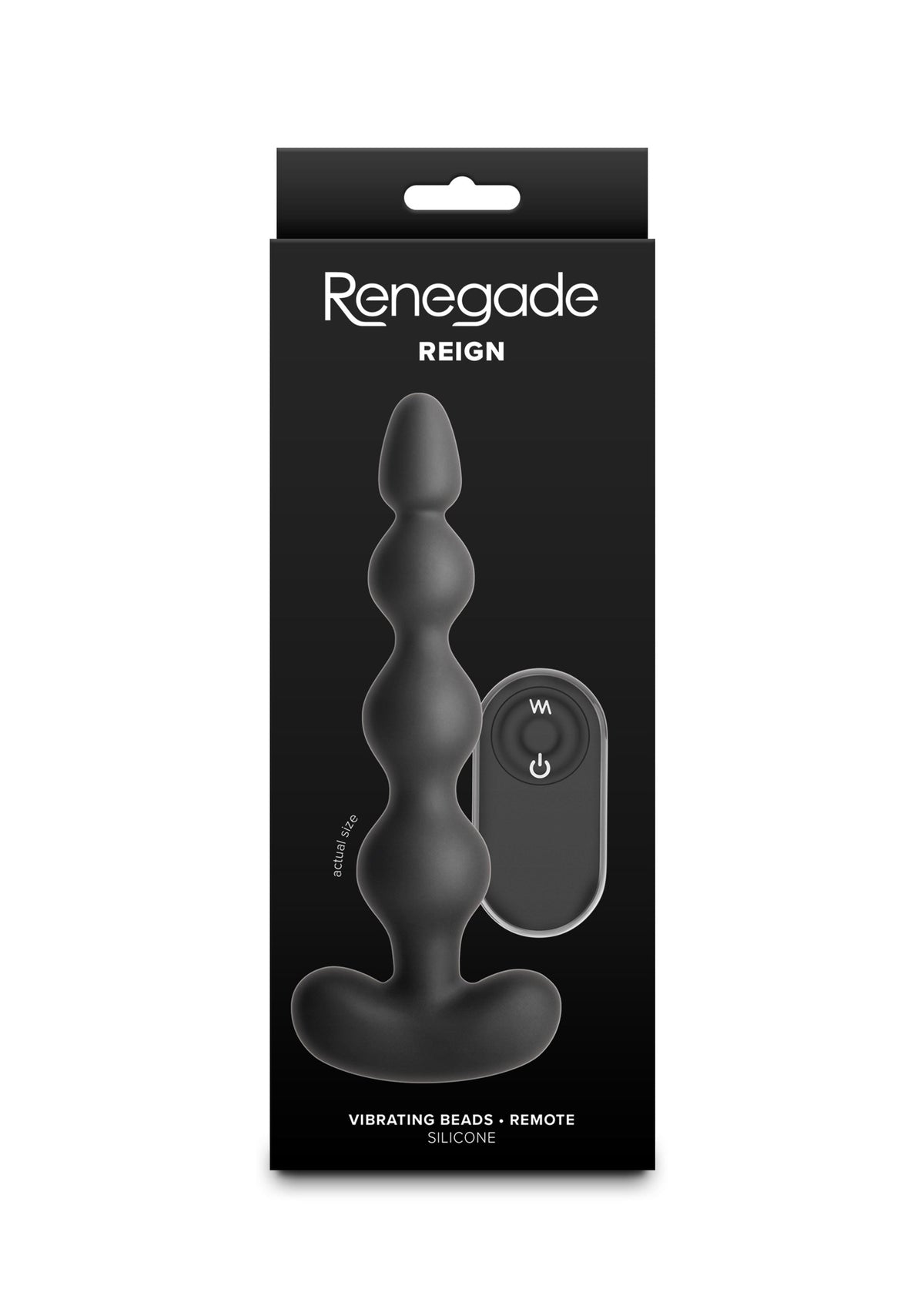 Reign Anal Beads BLACK - 1