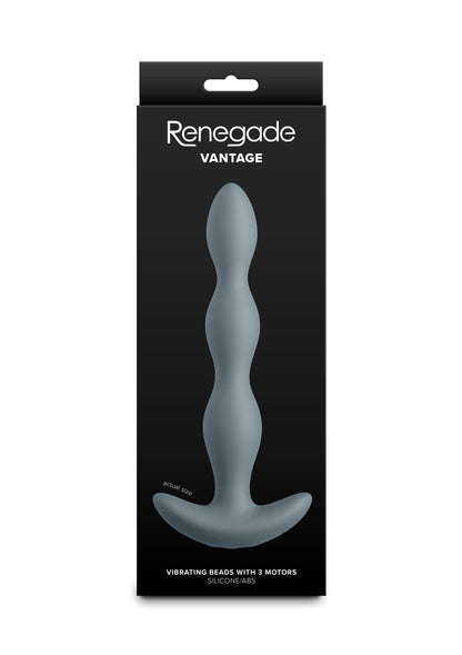 Vantage Anal Beads GREY - 1