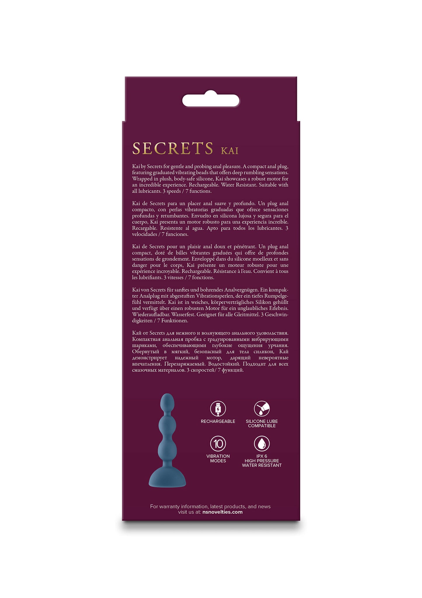 NS Novelties Secrets Kai GREEN - 1