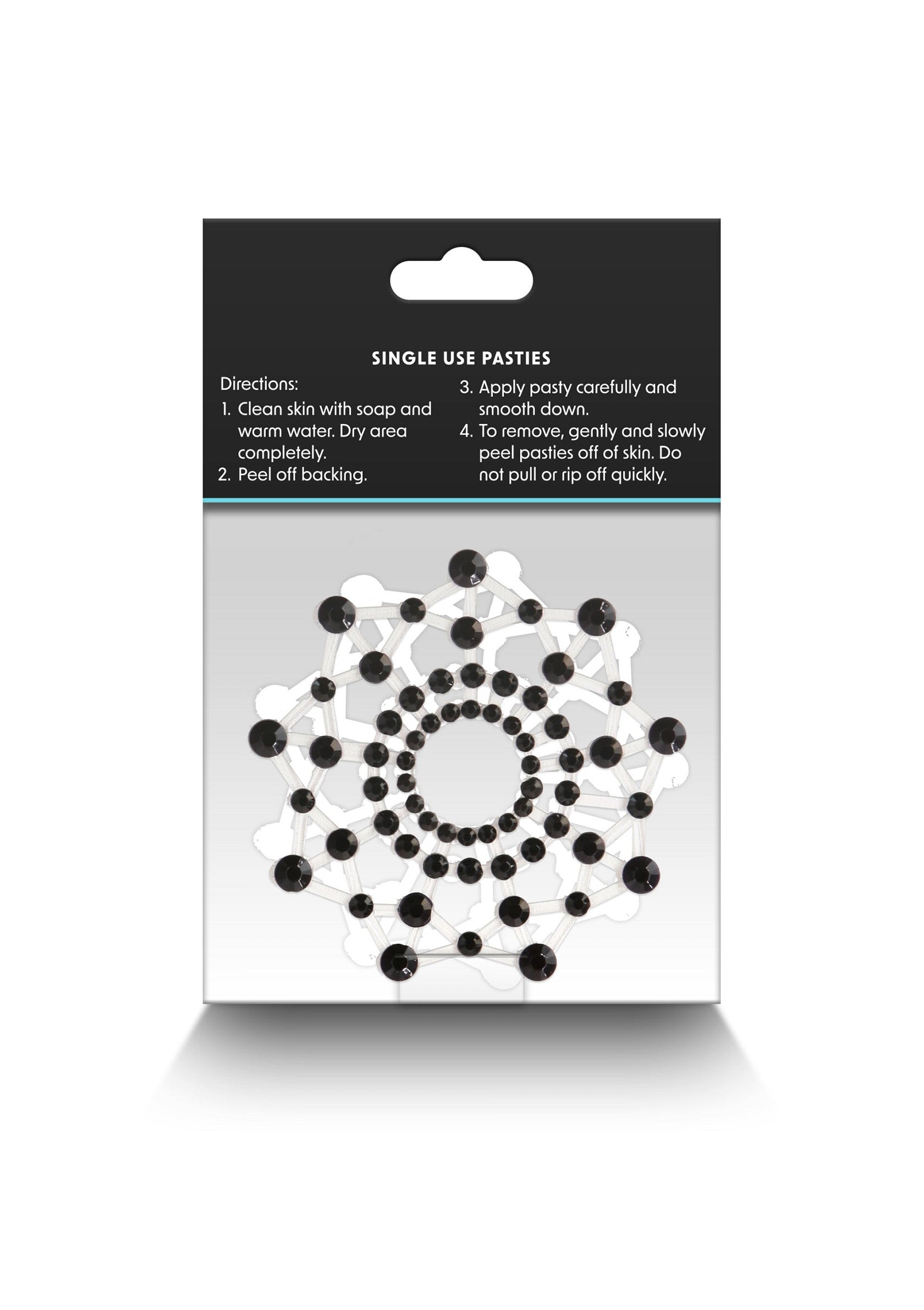 NS Novelties Pretty Pasties Charm III BLACK - 0