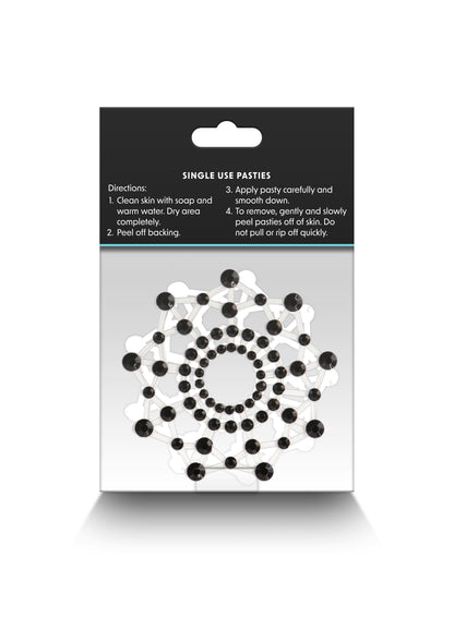 NS Novelties Pretty Pasties Charm III BLACK - 0