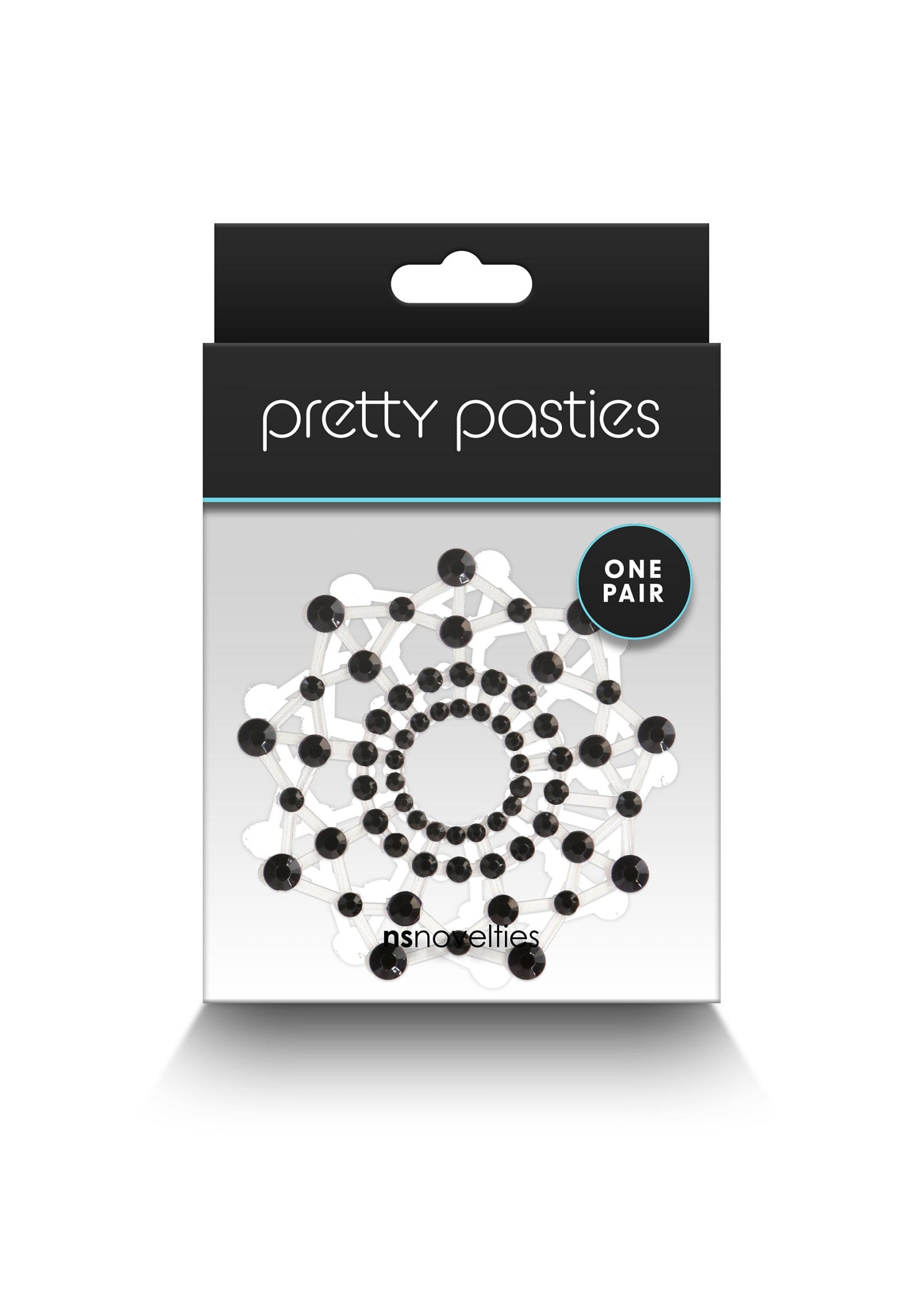 NS Novelties Pretty Pasties Charm III BLACK - 1