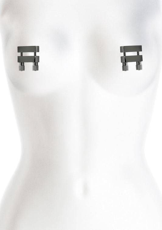 NS Novelties Bound Nipple Clamps V1 - Black