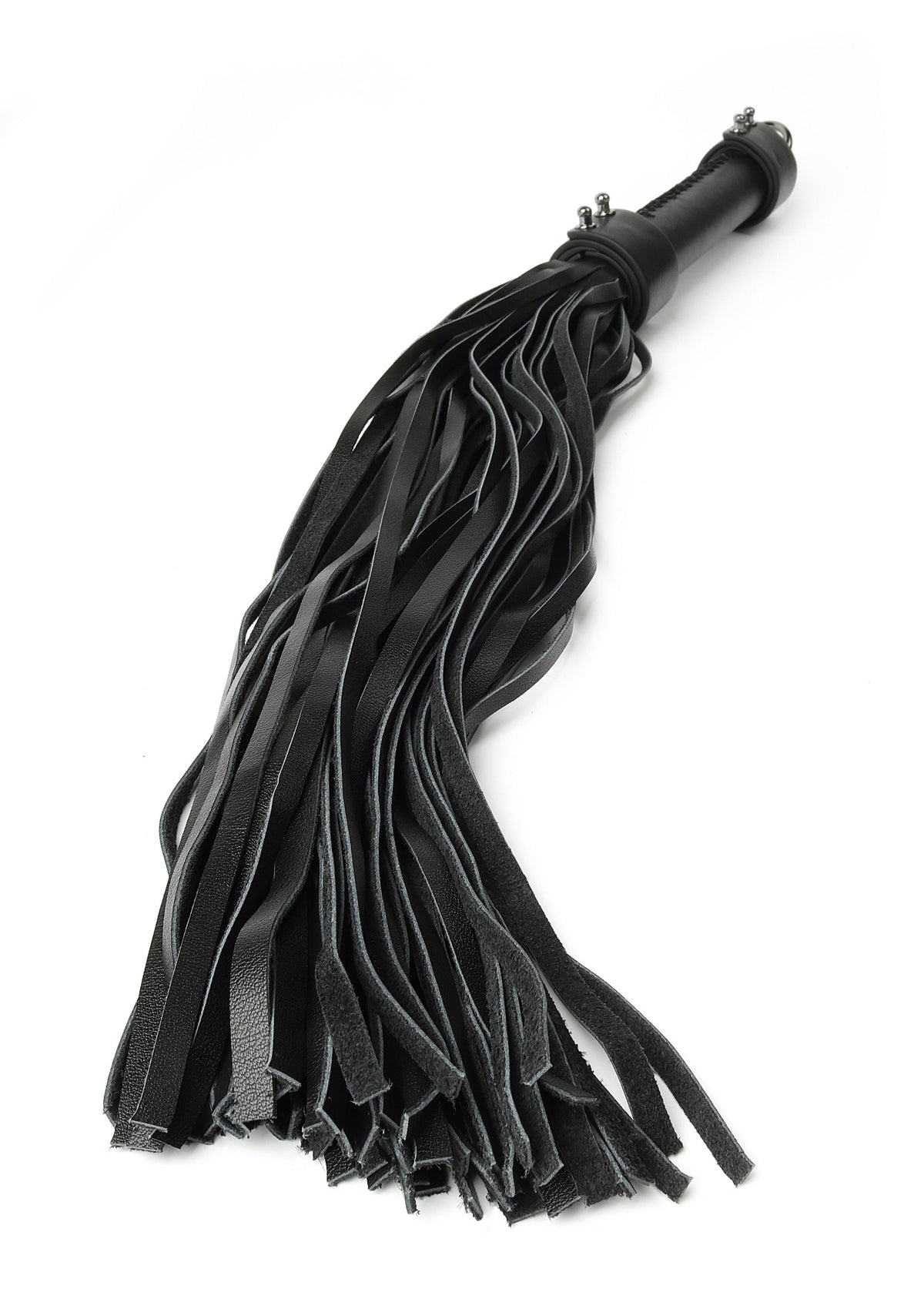 Genuine Leather Whip 55cm BLACK - 2