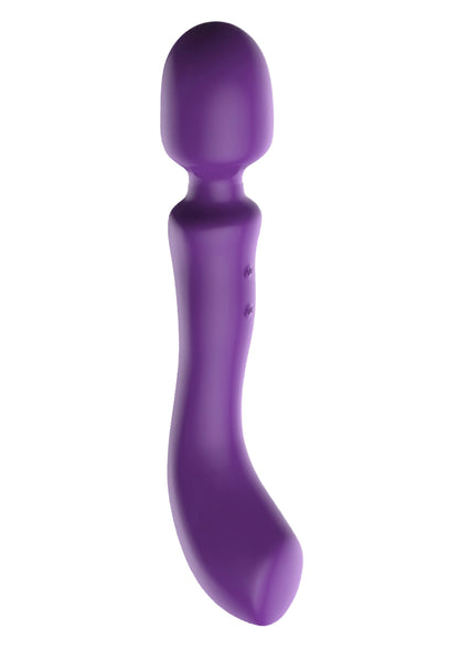 Dual-Sided Massaging Vibrating Wand PURPLE - 0