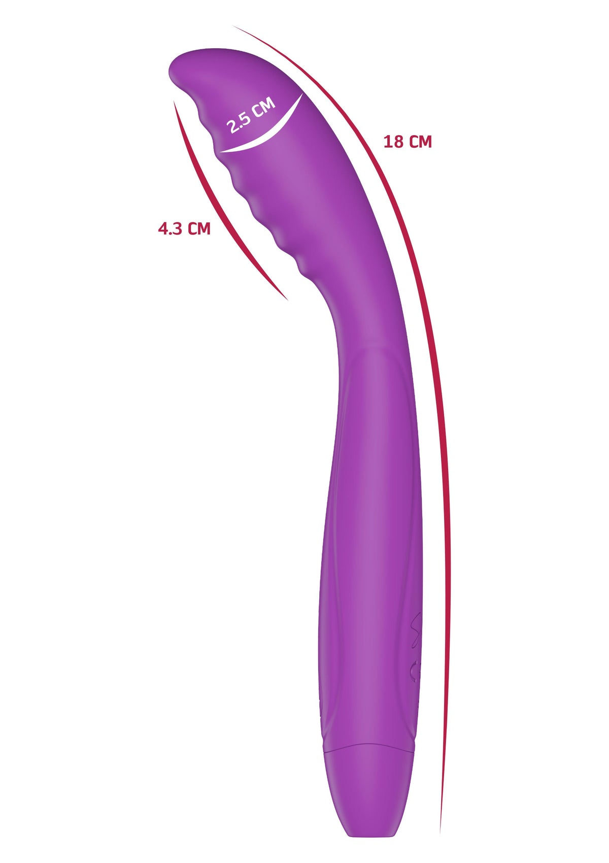Tapping G-Spot Vibrator PURPLE - 4