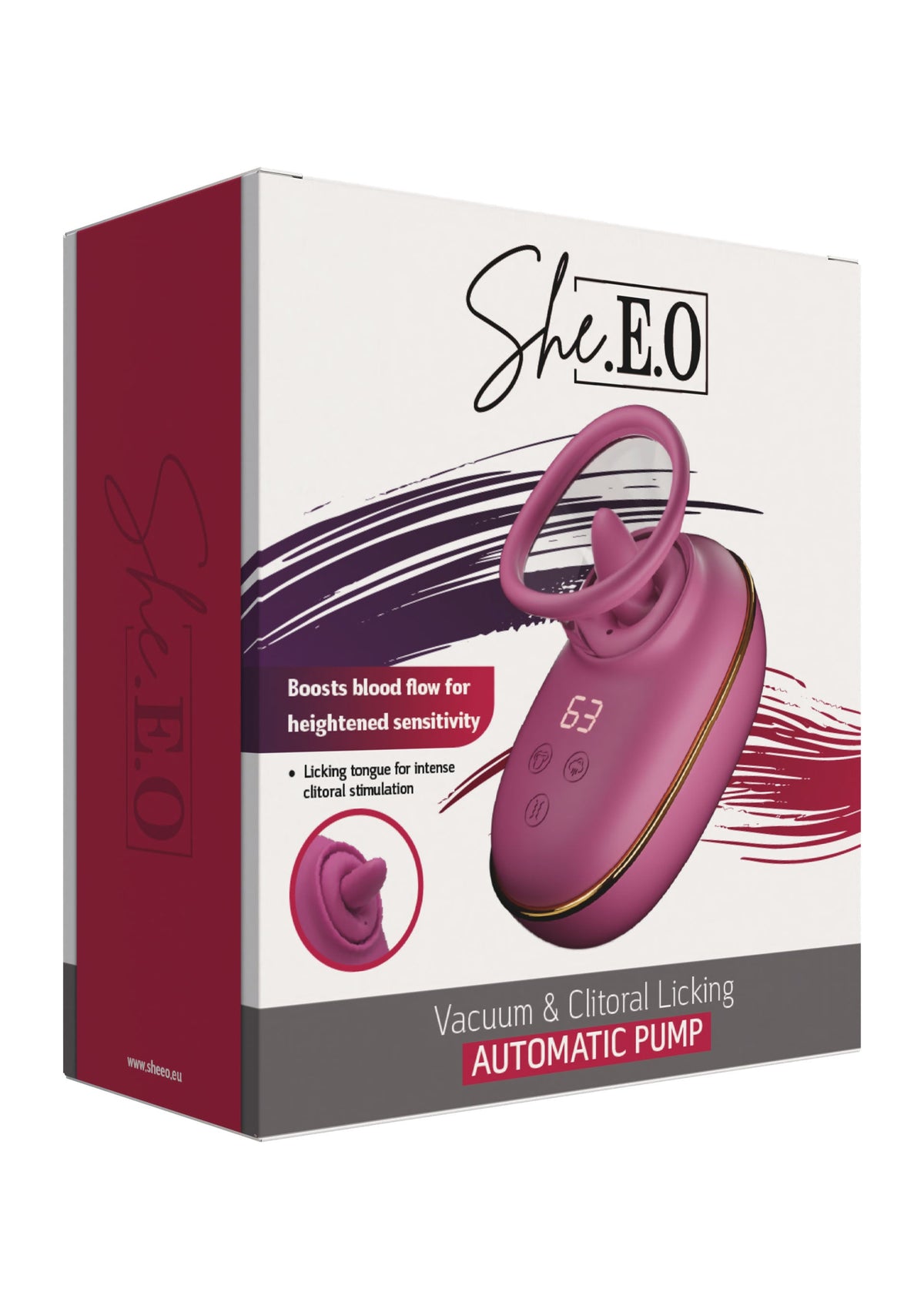 Licking Clitoral Automatic Pump PINK - 2