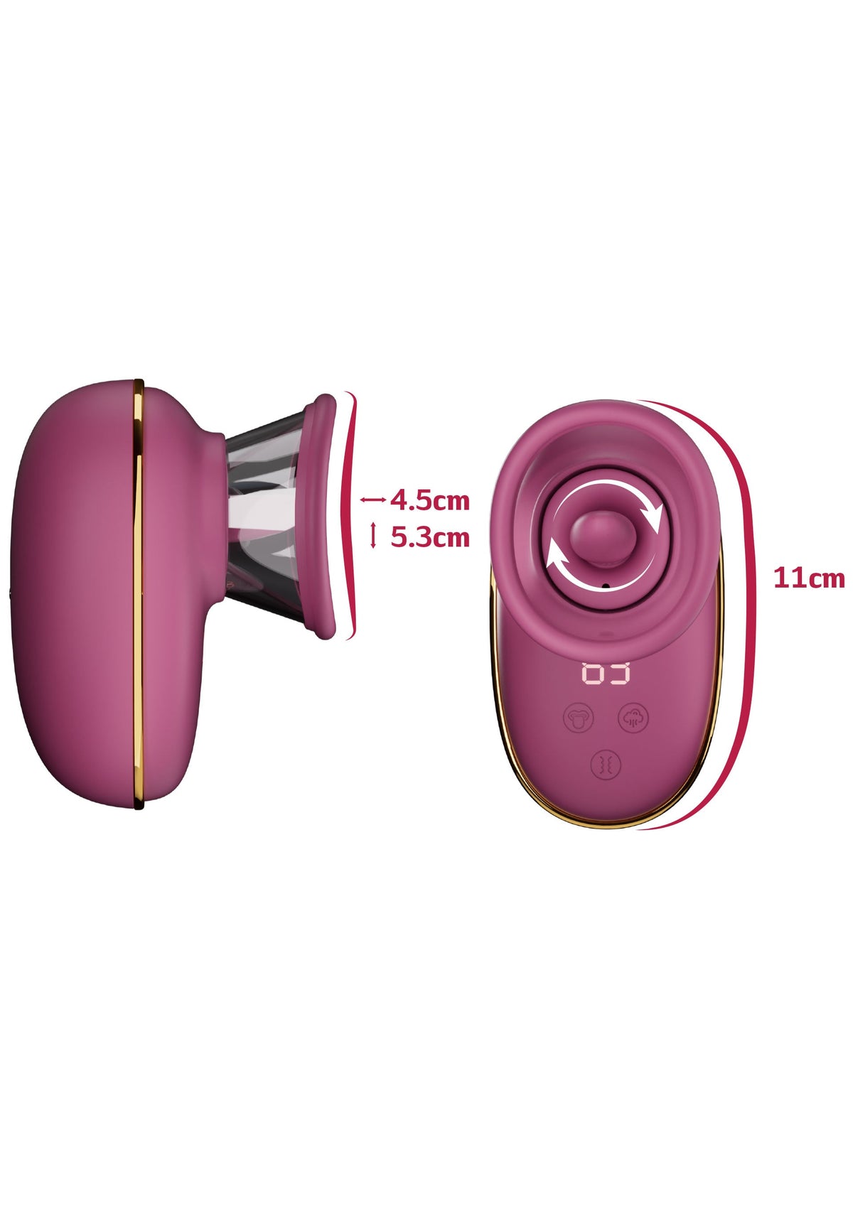 Licking Clitoral Automatic Pump PINK - 1