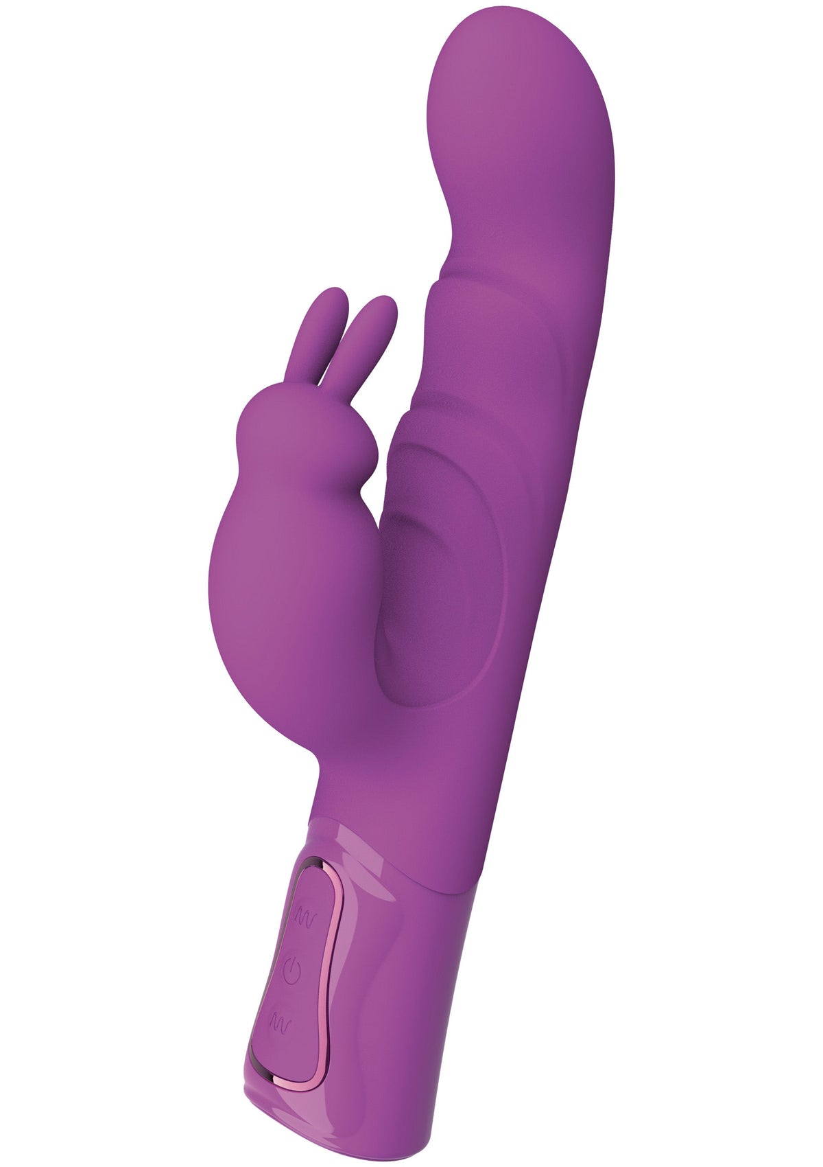 Vibrating G-Spot Thick Rabbit Vibrator PURPLE - 0