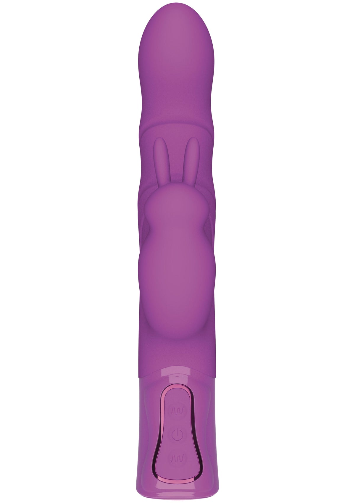 Vibrating G-Spot Thick Rabbit Vibrator PURPLE - 2