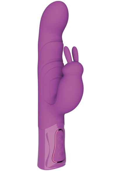 Vibrating G-Spot Thick Rabbit Vibrator PURPLE - 3