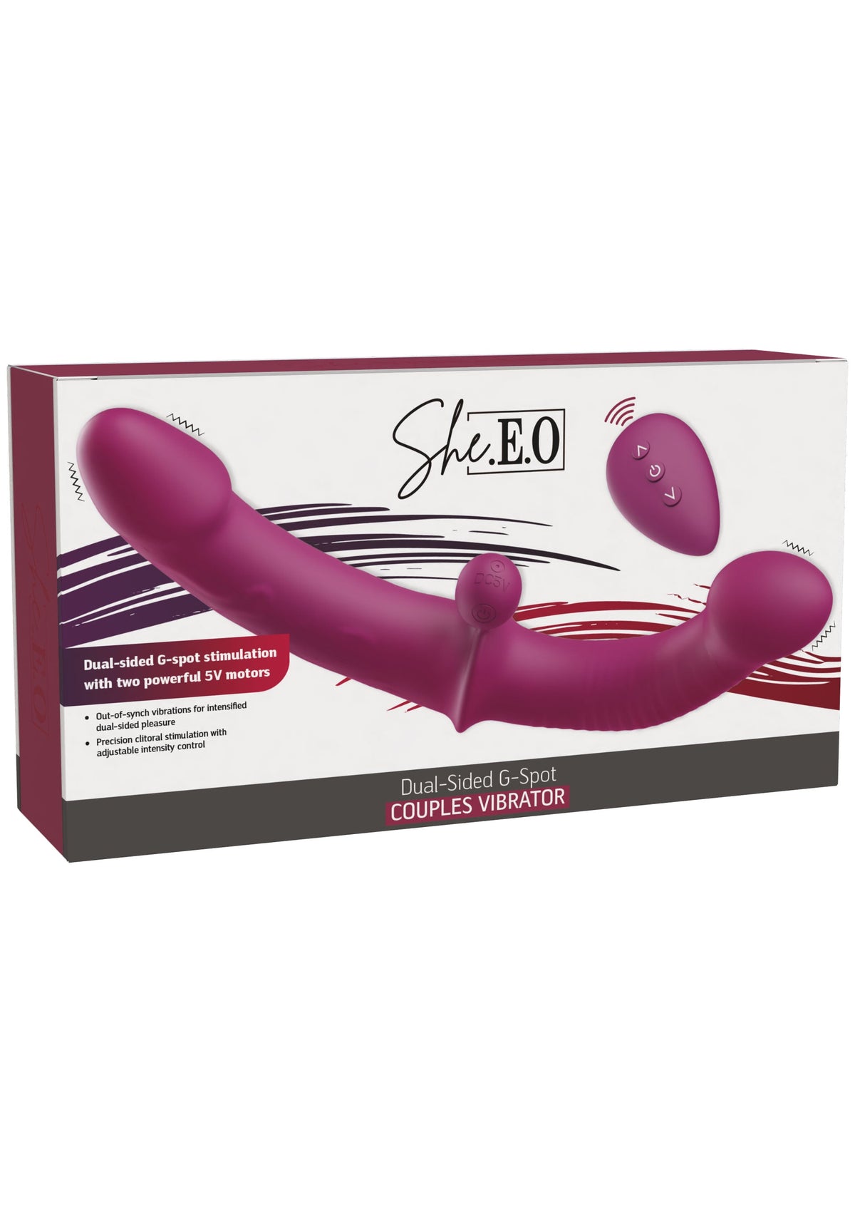 Dual-Sided G-Spot Vibrator PURPLE - 1