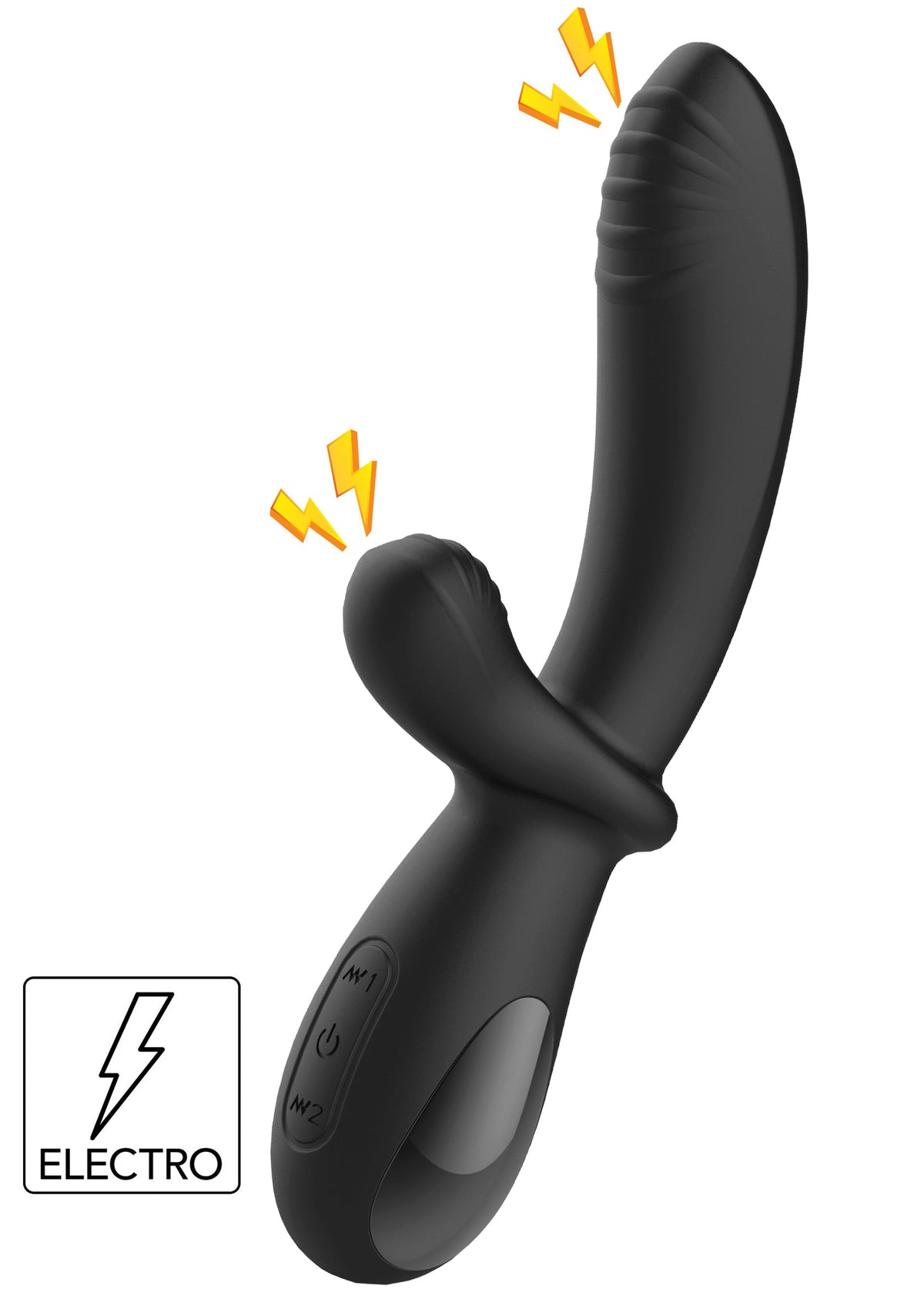 E-Stim G-Spot Vibrator BLACK - 1