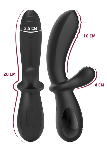 E-Stim G-Spot Vibrator BLACK - 4