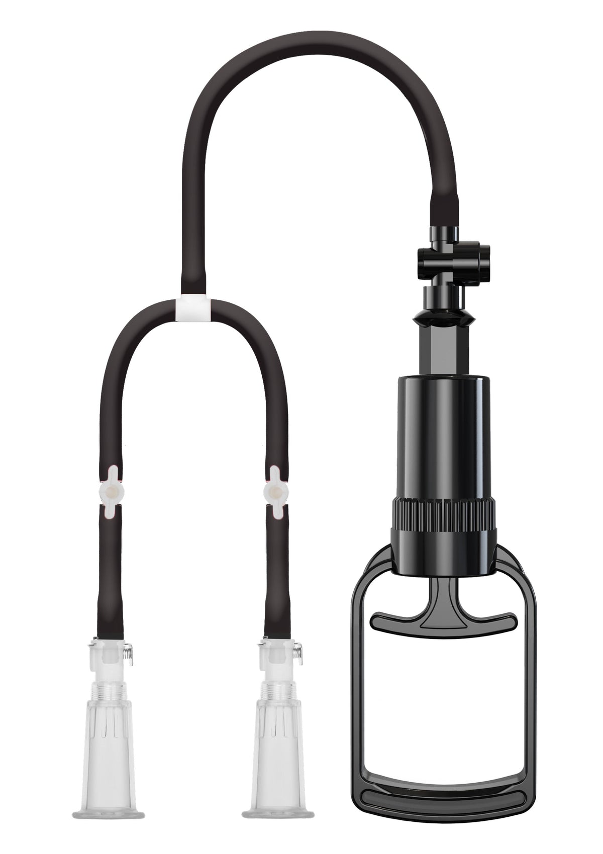 Vacuum Nipple Pleasure Pump S/M BLACK - 0