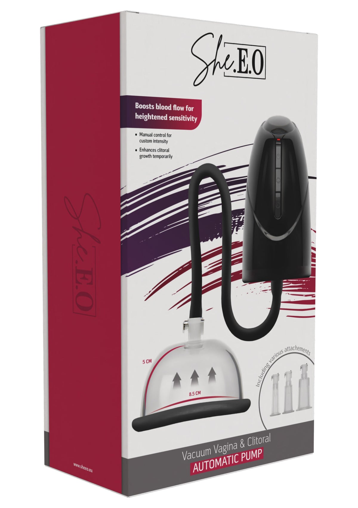 Vacuum Vagina & Clitoral Automatic Pump BLACK - 2